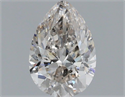 Natural Diamond 1.00 Carats, Pear with  Cut, I Color, SI2 Clarity and Certified by IGI