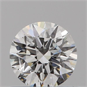 Natural Diamond 0.47 Carats, Round with Excellent Cut, G Color, I1 Clarity and Certified by GIA
