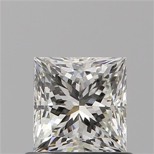 Picture of Natural Diamond 0.71 Carats, Princess with  Cut, I Color, VS1 Clarity and Certified by GIA