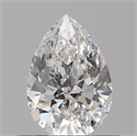Natural Diamond 0.44 Carats, Pear with  Cut, D Color, VS1 Clarity and Certified by GIA