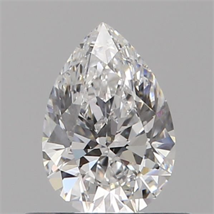Picture of Natural Diamond 0.44 Carats, Pear with  Cut, D Color, VS1 Clarity and Certified by GIA