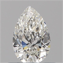 Natural Diamond 0.41 Carats, Pear with  Cut, F Color, VVS2 Clarity and Certified by GIA