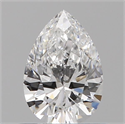 Natural Diamond 0.50 Carats, Pear with  Cut, D Color, SI1 Clarity and Certified by GIA