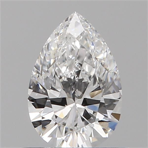 Picture of Natural Diamond 0.50 Carats, Pear with  Cut, D Color, SI1 Clarity and Certified by GIA