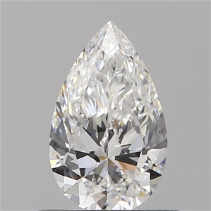 Picture of Natural Diamond 0.50 Carats, Pear with  Cut, E Color, VS2 Clarity and Certified by GIA