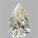 Natural Diamond 0.60 Carats, Pear with  Cut, L Color, SI2 Clarity and Certified by GIA