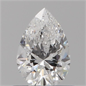 Diamante Natural 0.52 quilates, De pera , Color E, claridad I1 y certificado GIA