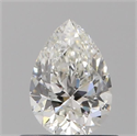 Diamante Natural 0.50 quilates, De pera , Color I, claridad SI2 y certificado GIA