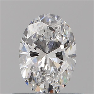Picture of Natural Diamond 0.43 Carats, Oval with  Cut, D Color, VS2 Clarity and Certified by GIA
