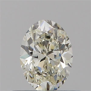 Picture of Natural Diamond 0.40 Carats, Oval with  Cut, L Color, VVS2 Clarity and Certified by GIA
