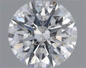 Picture of Natural Diamond 0.51 Carats, Round with Excellent Cut, G Color, I1 Clarity and Certified by IGI