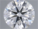 Diamante Natural 0.50 quilates, Redondo , Color D, claridad SI1 y certificado IGI