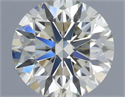 Natural Diamond 0.60 Carats, Round with Excellent Cut, K Color, SI1 Clarity and Certified by IGI