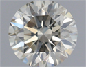 Natural Diamond 0.55 Carats, Round with Very Good Cut, M Color, SI1 Clarity and Certified by IGI