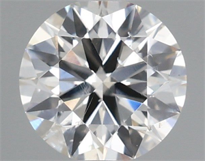 Picture of Natural Diamond 0.50 Carats, Round with Excellent Cut, I Color, SI1 Clarity and Certified by IGI