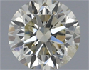 Natural Diamond 0.40 Carats, Round with Very Good Cut, L Color, I1 Clarity and Certified by IGI