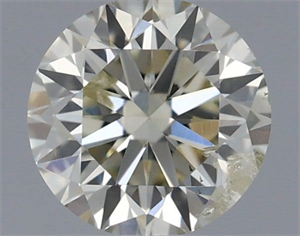 Picture of Natural Diamond 0.40 Carats, Round with Very Good Cut, L Color, I1 Clarity and Certified by IGI