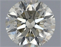 Natural Diamond 0.40 Carats, Round with Excellent Cut, L Color, I1 Clarity and Certified by IGI