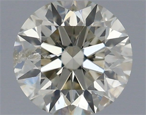 Picture of Natural Diamond 0.40 Carats, Round with Excellent Cut, L Color, I1 Clarity and Certified by IGI