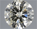 Natural Diamond 0.50 Carats, Round with Very Good Cut, M Color, I1 Clarity and Certified by IGI