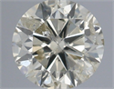 Natural Diamond 0.50 Carats, Round with Very Good Cut, L Color, I1 Clarity and Certified by IGI