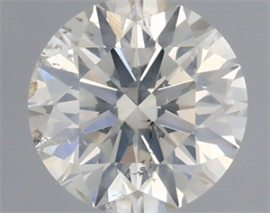 Picture of Natural Diamond 0.41 Carats, Round with Very Good Cut, J Color, SI2 Clarity and Certified by IGI