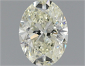 Natural Diamond 0.71 Carats, Oval with  Cut, M Color, I1 Clarity and Certified by GIA