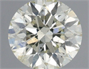Natural Diamond 0.40 Carats, Round with Excellent Cut, J Color, SI2 Clarity and Certified by IGI