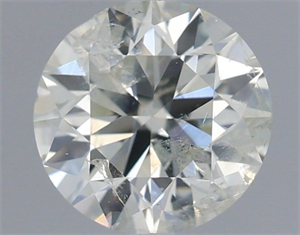Picture of Natural Diamond 0.50 Carats, Round with Very Good Cut, L Color, I1 Clarity and Certified by IGI