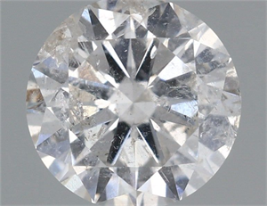 Picture of Natural Diamond 0.90 Carats, Round with Very Good Cut, G Color, I1 Clarity and Certified by IGI