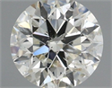 Natural Diamond 0.54 Carats, Round with Excellent Cut, K Color, I1 Clarity and Certified by IGI