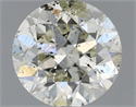 Diamante Natural 0.53 quilates, Redondo , Color J, claridad I1 y certificado IGI