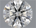 Diamante Natural 0.51 quilates, Redondo , Color H, claridad I1 y certificado IGI