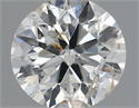 Diamante Natural 0.50 quilates, Redondo , Color H, claridad I1 y certificado IGI