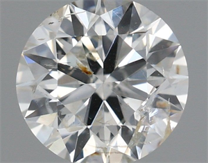 Picture of Natural Diamond 0.50 Carats, Round with Excellent Cut, H Color, I1 Clarity and Certified by IGI