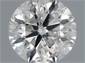 Diamante Natural 0.50 quilates, Redondo , Color H, claridad I1 y certificado IGI