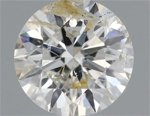 Picture of Natural Diamond 0.91 Carats, Round with Excellent Cut, J Color, I1 Clarity and Certified by IGI