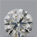 Natural Diamond 0.40 Carats, Round with Very Good Cut, L Color, IF Clarity and Certified by GIA