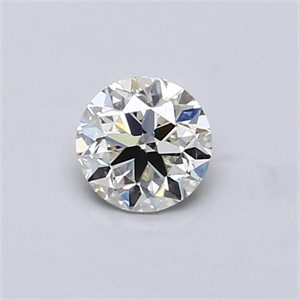 Picture of Natural Diamond 0.50 Carats, Round with Very Good Cut, J Color, VVS1 Clarity and Certified by GIA