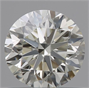 Natural Diamond 0.70 Carats, Round with Very Good Cut, L Color, VVS2 Clarity and Certified by GIA