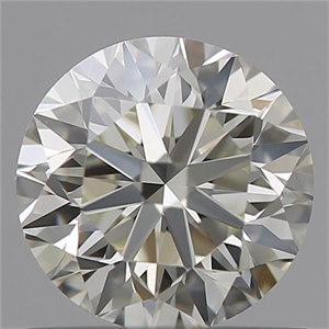 Picture of Natural Diamond 0.70 Carats, Round with Very Good Cut, L Color, VVS2 Clarity and Certified by GIA
