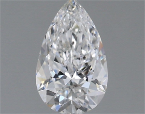 Picture of Natural Diamond 0.50 Carats, Pear with  Cut, E Color, SI1 Clarity and Certified by GIA
