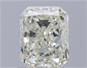 Natural Diamond 1.90 Carats, Radiant with  Cut, J Color, VS1 Clarity and Certified by HRD