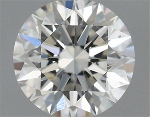 Picture of Natural Diamond 0.40 Carats, Round with Excellent Cut, H Color, SI1 Clarity and Certified by IGI