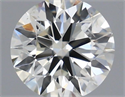Natural Diamond 0.40 Carats, Round with Excellent Cut, H Color, SI1 Clarity and Certified by IGI