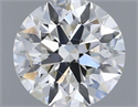 Natural Diamond 0.40 Carats, Round with Excellent Cut, H Color, SI1 Clarity and Certified by IGI