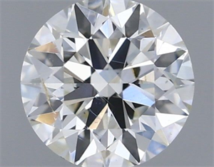 Picture of Natural Diamond 0.40 Carats, Round with Excellent Cut, H Color, SI1 Clarity and Certified by IGI