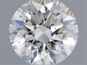 Picture of Natural Diamond 0.40 Carats, Round with Excellent Cut, H Color, SI1 Clarity and Certified by IGI