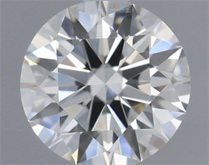 Picture of Natural Diamond 0.40 Carats, Round with Excellent Cut, H Color, SI1 Clarity and Certified by IGI