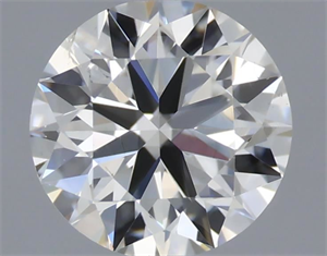 Picture of Natural Diamond 0.40 Carats, Round with Excellent Cut, H Color, SI1 Clarity and Certified by IGI